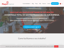 Tablet Screenshot of magnifinance.com